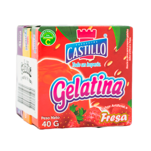 Gelatina sabor artificial a Fresa 40g